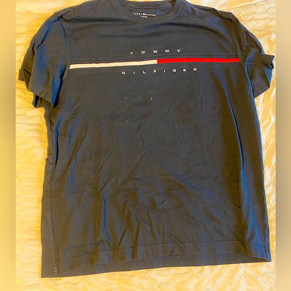 ￼ Vintage Navy Tommy Hilfiger Tee , Navy : XL￼